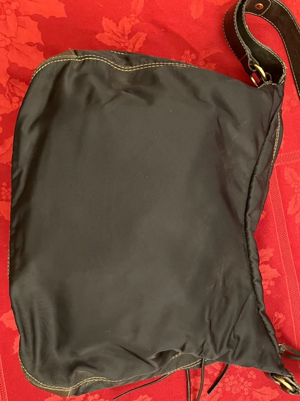 StorkSak London Emily Black Nylon and Leather Diaper Bag (Excellent Condition) - Picture 2 of 11